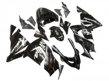 Cheap 2004-2005 Kawasaki ZX10R Motorcycle Fairings - Glossy Black Ninja