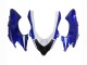 2004-2005 Kawasaki ZX10R Motorcycle Fairing - Black White