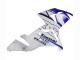 2004-2005 Kawasaki ZX10R Motorcycle Fairing - Black White