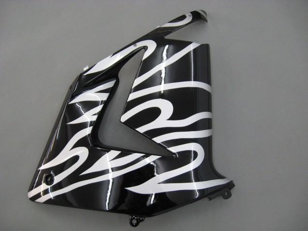 2004-2005 Kawasaki ZX10R Motorcycle Fairings - Black White
