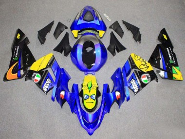 Cheap 2004-2005 Kawasaki ZX10R Motorcycle Fairing - Green Black Ninja