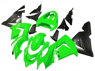 Cheap 2004-2005 Kawasaki ZX10R Motorcycle Fairings - Green Black Ninja