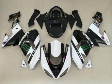 Cheap 2004-2005 Kawasaki ZX10R Motorcycle Fairings - Green Red Black