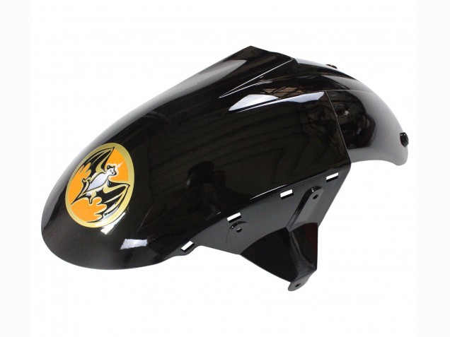 2006-2007 Kawasaki ZX10R Motorcycle Fairings - Black Red Gold BACARDI