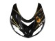 2006-2007 Kawasaki ZX10R Motorcycle Fairings - Black Red Gold BACARDI