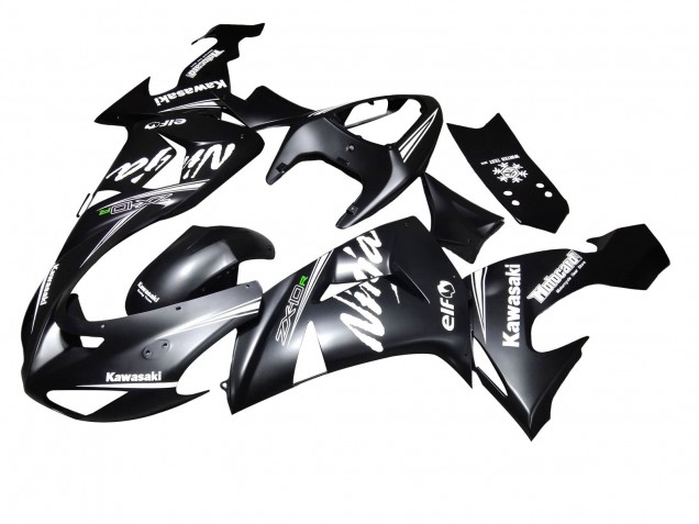 2006-2007 Kawasaki ZX10R Motorcycle Fairing - Matte Black