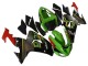 2006-2007 Kawasaki ZX10R Motorcycle Fairings - Green Grey Red Black Yellow