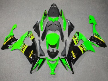 Cheap 2008-2010 Kawasaki ZX10R Motorcycle Fairings - Green Glossy Black Yellow