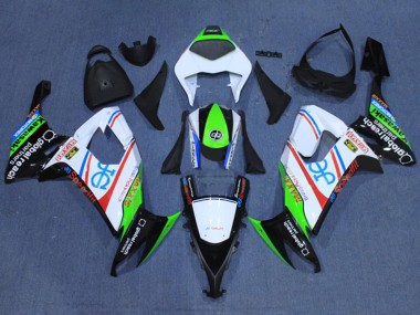 Cheap 2008-2010 Kawasaki ZX10R Motorcycle Fairings - White Fluorescent Green Red Black