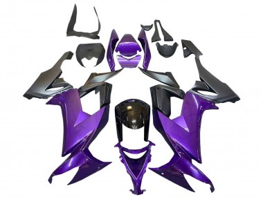 Cheap 2008-2010 Kawasaki ZX10R Motorcycle Fairings - Purple Black