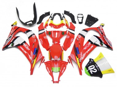 Cheap 2011-2015 Kawasaki ZX10R Motorcycle Fairings - Red Yellow White Black Green Blue Trick Star 02