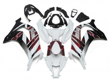 Cheap 2011-2015 Kawasaki ZX10R Motorcycle Fairings - White Red Silver Black