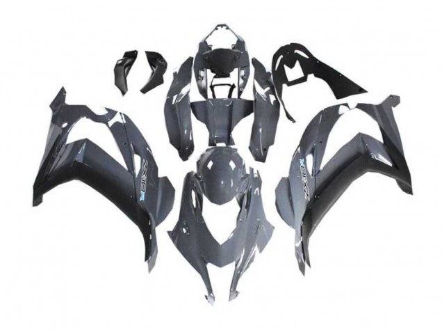 2016-2020 Kawasaki ZX10R Motorcycle Fairings - Nardo Grey Black