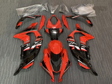 Cheap 2016-2020 Kawasaki ZX10R Motorcycle Fairing - Red Glossy Black