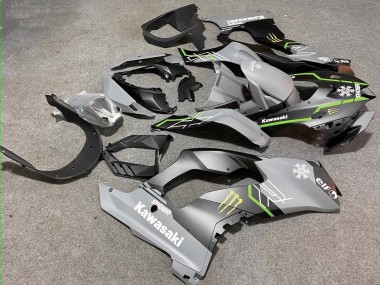 Cheap 2021-2025 Kawasaki ZX10R Motorcycle Fairings - Grey Matte Black Green White Elf Snow Monster