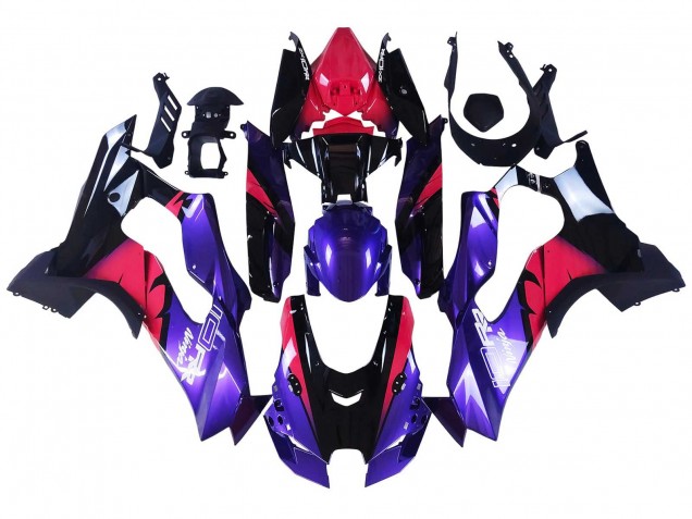 2021-2025 Kawasaki ZX10R Motorcycle Fairings - Red Black Purple White