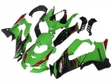 Cheap 2021-2025 Kawasaki ZX10R Motorcycle Fairings - Green Black Red
