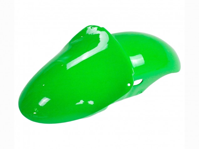 1998-1999 Kawasaki ZX6R Motorcycle Fairings - Green White Glossy Black