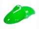 1998-1999 Kawasaki ZX6R Motorcycle Fairings - Green White Glossy Black