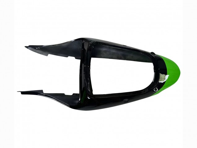 1998-1999 Kawasaki ZX6R Motorcycle Fairings - Green Glossy Black Elf Bridgestone