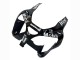 2000-2002 Kawasaki ZX6R Motorcycle Fairings - Glossy Black White West Michelin
