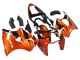 2000-2002 Kawasaki ZX6R Motorcycle Fairings - Orange Black