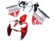 2000-2002 Kawasaki ZX6R Motorcycle Fairings - White Red Black