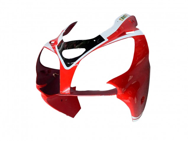 2000-2002 Kawasaki ZX6R Motorcycle Fairings - White Red Black