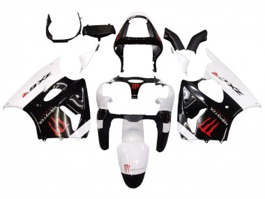 Cheap 2000-2002 Kawasaki ZX6R Motorcycle Fairings - White Black Red Monster