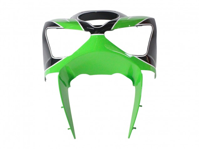 2003-2004 Kawasaki ZX6R Motorcycle Fairings - Green White Black