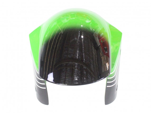 2003-2004 Kawasaki ZX6R Motorcycle Fairings - Green White Black