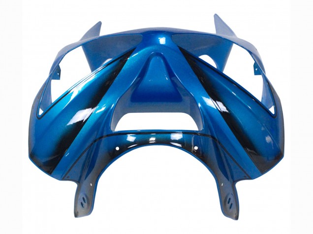 2003-2004 Kawasaki ZX6R Motorcycle Fairings - Blue White Red Shark