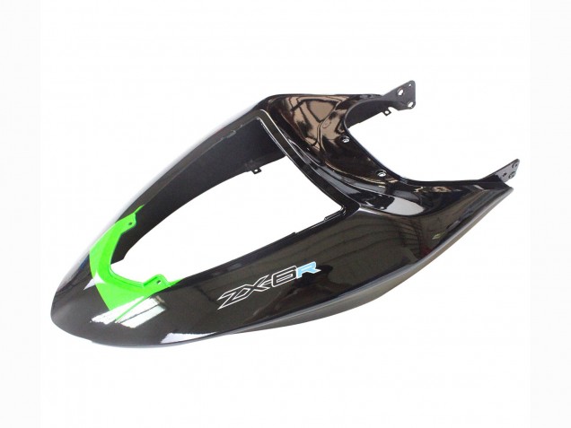 2005-2006 Kawasaki ZX6R Motorcycle Fairings - Green Red Black Elf 66