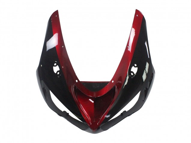 2005-2006 Kawasaki ZX6R Motorcycle Fairing - Red Glossy Black