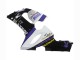 2005-2006 Kawasaki ZX6R Motorcycle Fairings - White Purple Black Rizoma Playboy DENSO