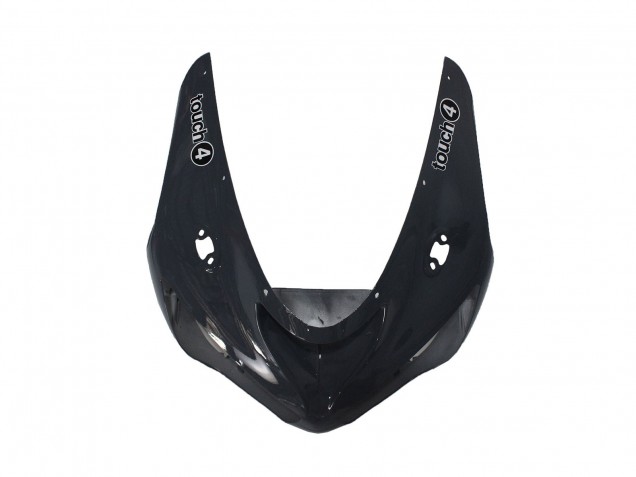 2005-2006 Kawasaki ZX6R Motorcycle Fairings - Dark Grey Black