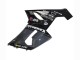 2005-2006 Kawasaki ZX6R Motorcycle Fairings - Dark Grey Black