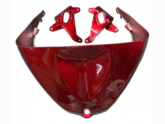 2005-2006 Kawasaki ZX6R Motorcycle Fairings - Red Black