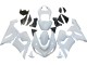 2005-2006 Kawasaki ZX6R Motorcycle Fairings - White