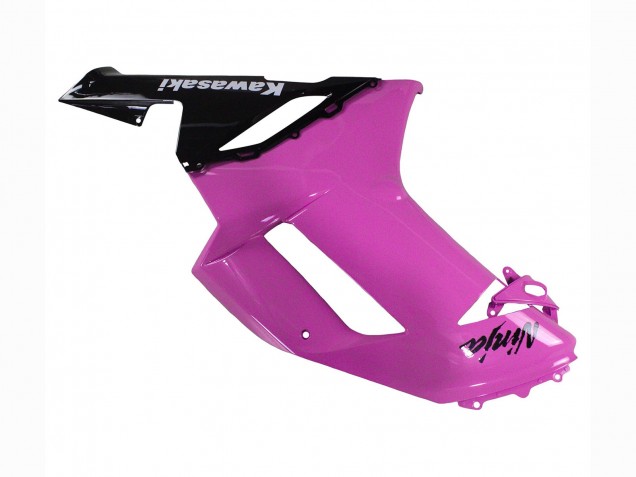 2007-2008 Kawasaki ZX6R Motorcycle Fairings - Black Pink Ninja