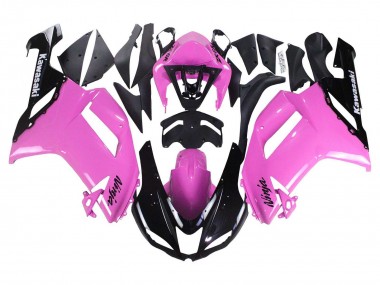 Cheap 2007-2008 Kawasaki ZX6R Motorcycle Fairings - Black Pink Ninja