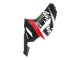 2007-2008 Kawasaki ZX6R Motorcycle Fairings - Black White Red with White Snow Decal Ninja Elf