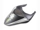 2007-2008 Kawasaki ZX6R Motorcycle Fairings - Black White Red with White Snow Decal Ninja Elf