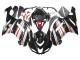 2007-2008 Kawasaki ZX6R Motorcycle Fairings - Black Silver Red Ninja