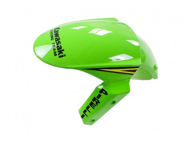 2009-2012 Kawasaki ZX6R Motorcycle Fairings - Green Glossy Black Yellow White Red Elf Monster