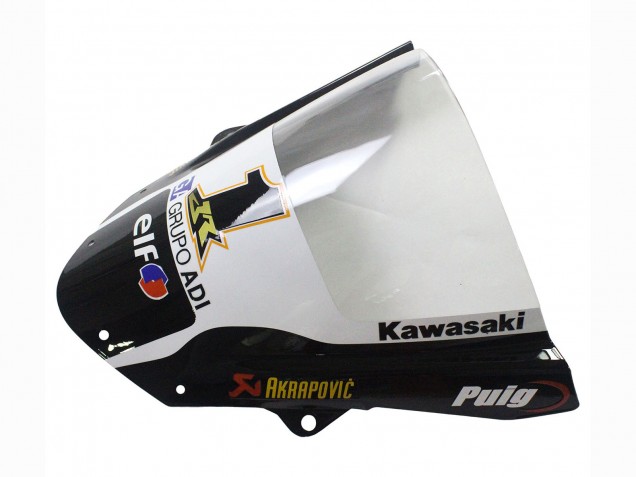 2009-2012 Kawasaki ZX6R Motorcycle Fairings - Green Glossy Black Yellow White Red Elf Monster