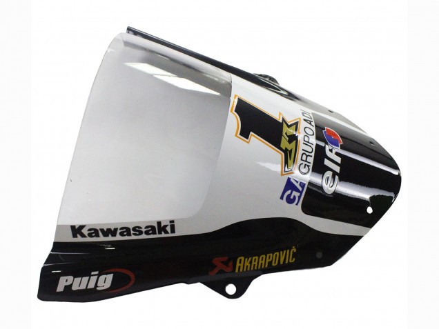 2009-2012 Kawasaki ZX6R Motorcycle Fairings - Green Glossy Black Yellow White Red Elf Monster