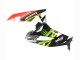 2009-2012 Kawasaki ZX6R Motorcycle Fairings - Green Glossy Black Yellow White Red Elf Monster