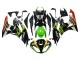 2009-2012 Kawasaki ZX6R Motorcycle Fairings - Green Glossy Black Yellow White Red Elf Monster