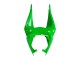 2009-2012 Kawasaki ZX6R Motorcycle Fairings - Green Glossy Black